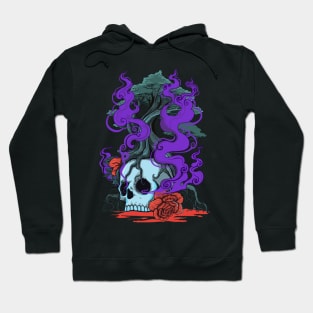 Skull and tree Hoodie